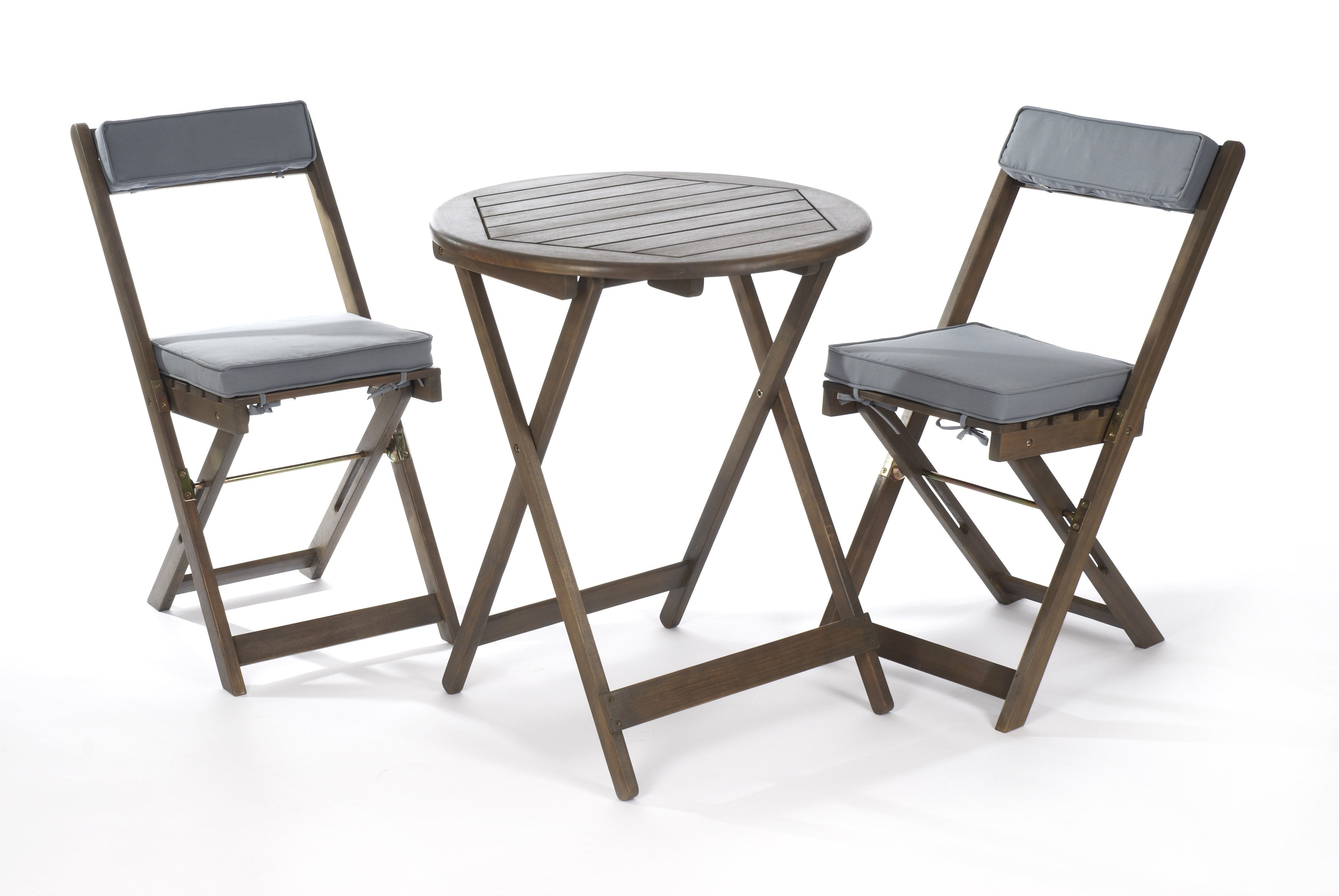 Greenhurst Raffles Bistro Set - Woodland Grey - Hortibliss