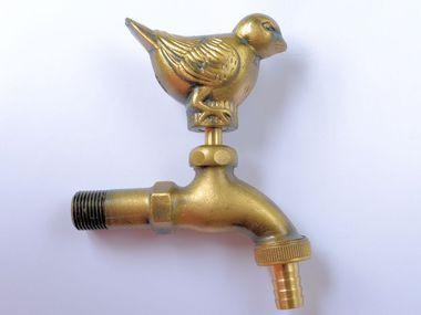 Wren Ornamental Brass Garden Tap - Hortibliss