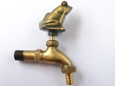 Frog Ornamental Brass Garden Tap - Hortibliss