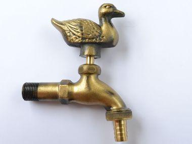 Duck Ornamental Brass Garden Tap - Hortibliss