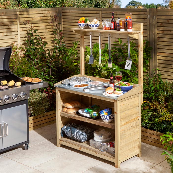 Rustic Barbecue Servery - Hortibliss