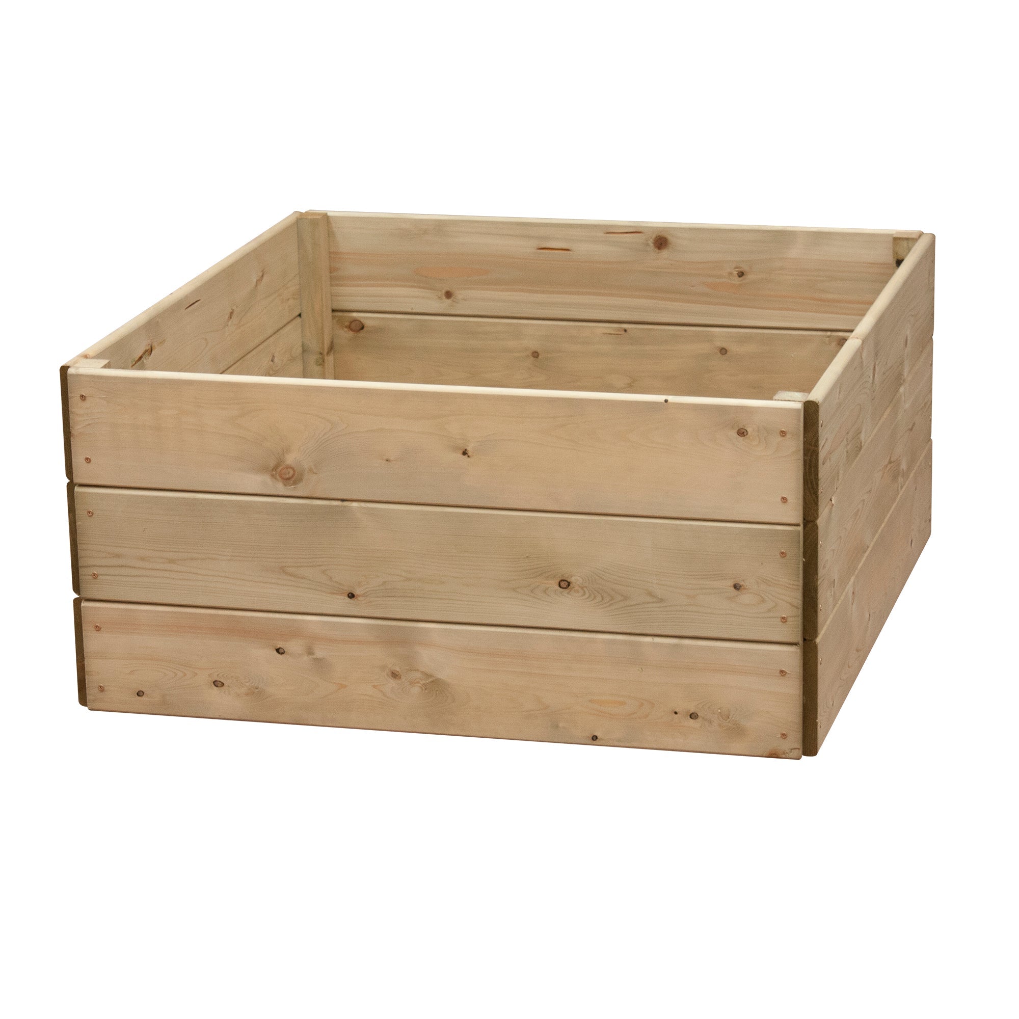 Square Raised Bed 45cm High, 90 x 90cm - Hortibliss