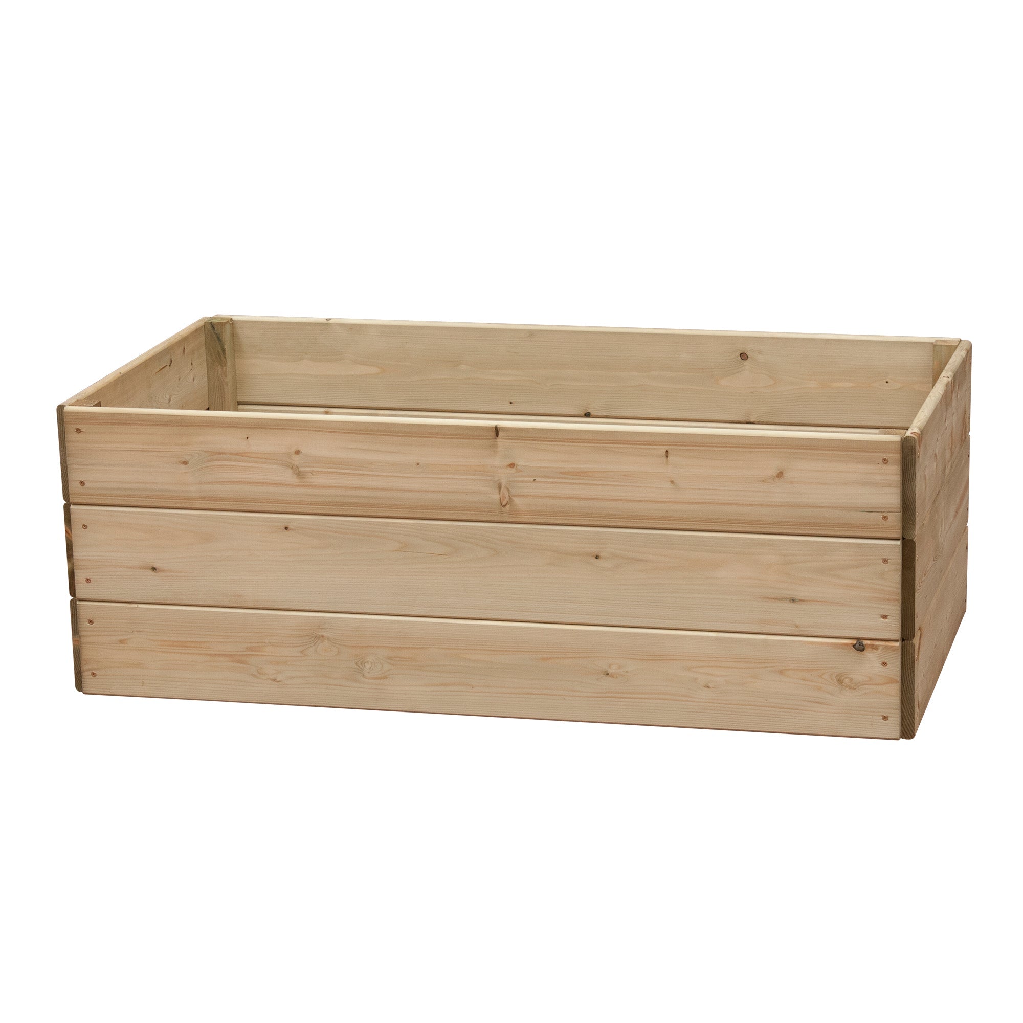 Rectangular Raised Bed 45cm High, 60 x 120cm - Hortibliss