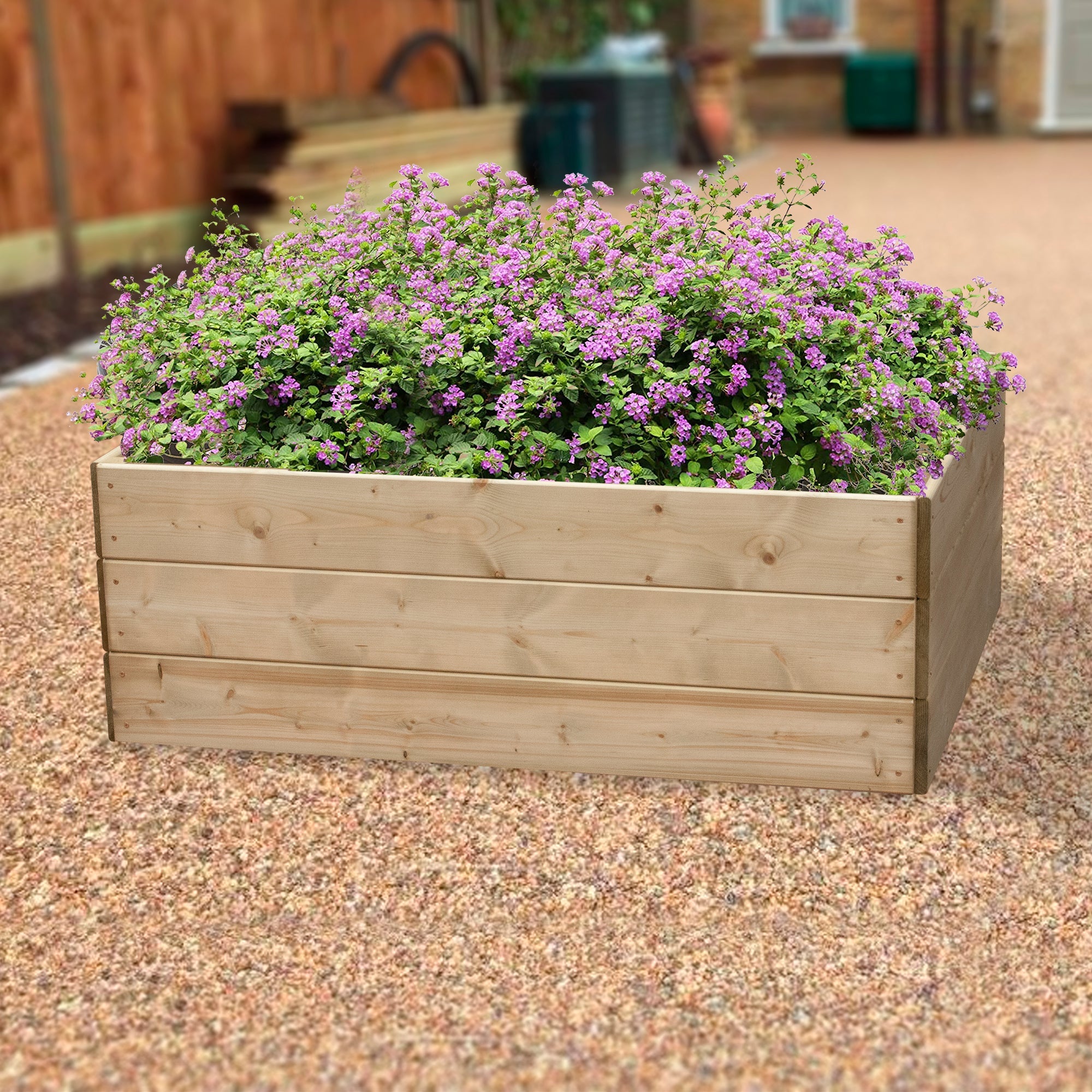 Rectangular Raised Bed 45cm High, 90 x 120cm - Hortibliss