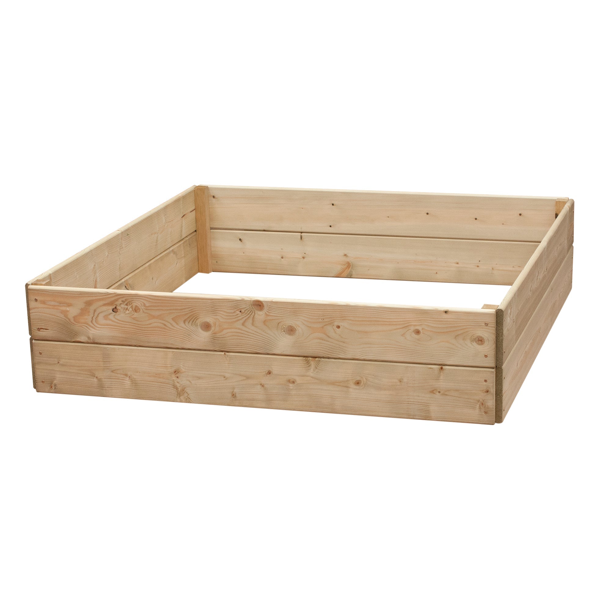 Square Raised Bed 30cm High, 120 x 120cm - Hortibliss