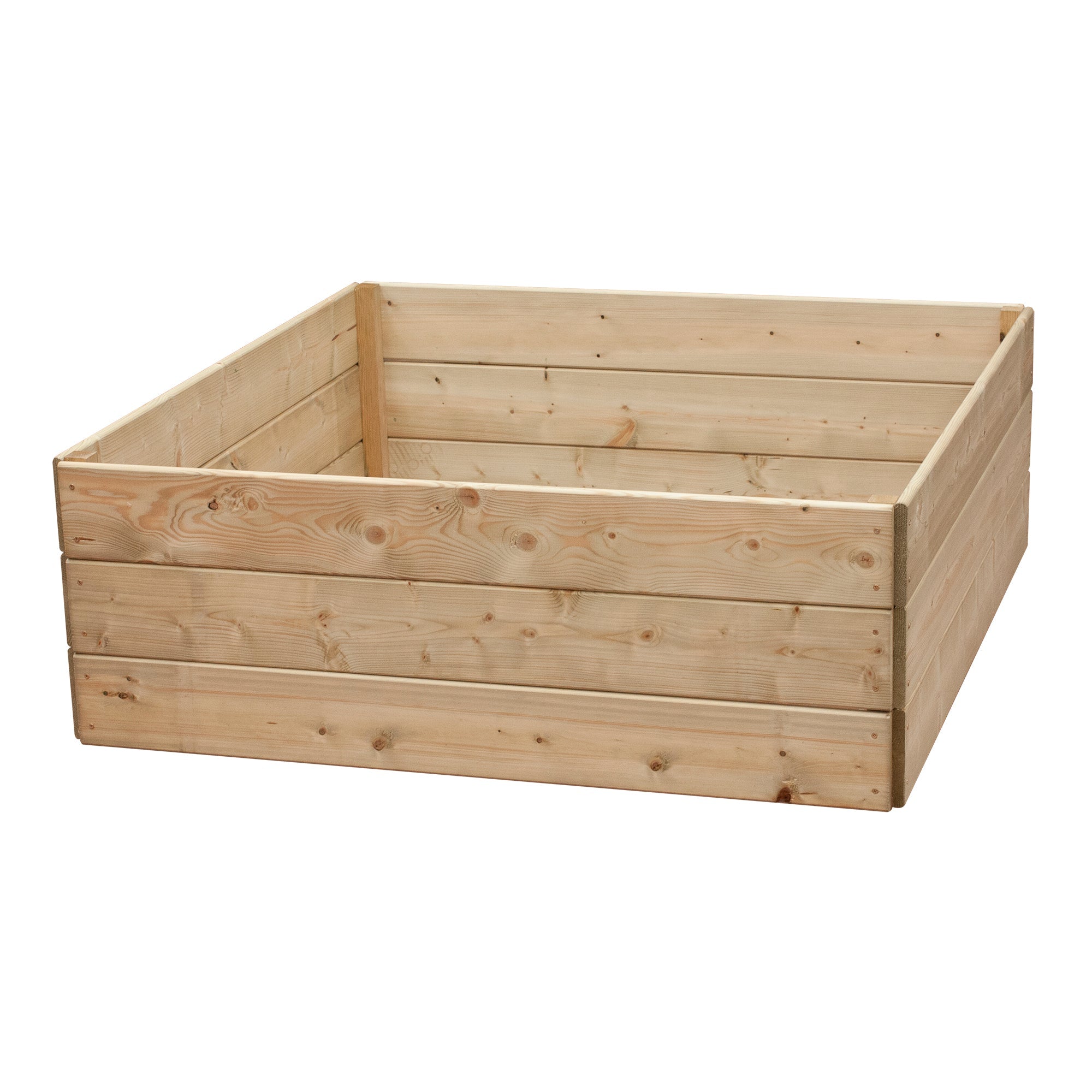 Square Raised Bed 45cm High, 120 x 120cm - Hortibliss