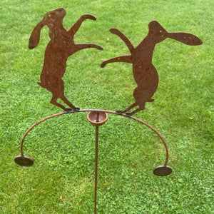 Boxing Hares Wind Rocker - Hortibliss