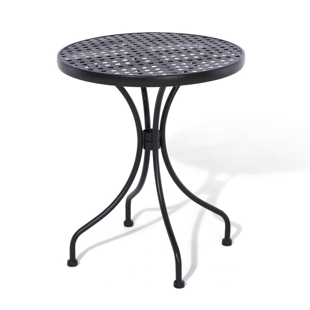 Garden Shop Online Bistro Set - Metallic Black - Hortibliss