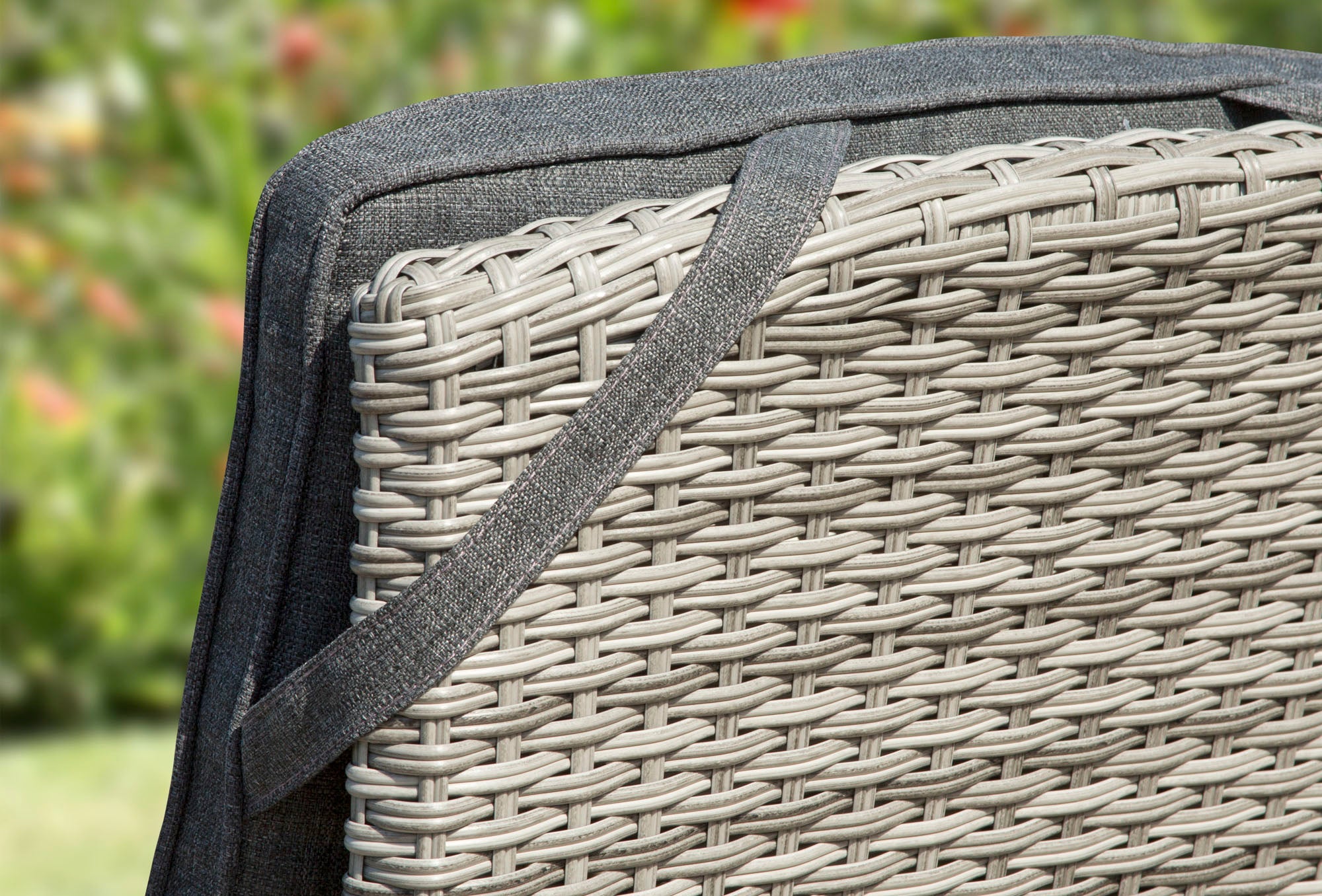 Albury Rattan Reclining Set with Side Table & Foot Stools