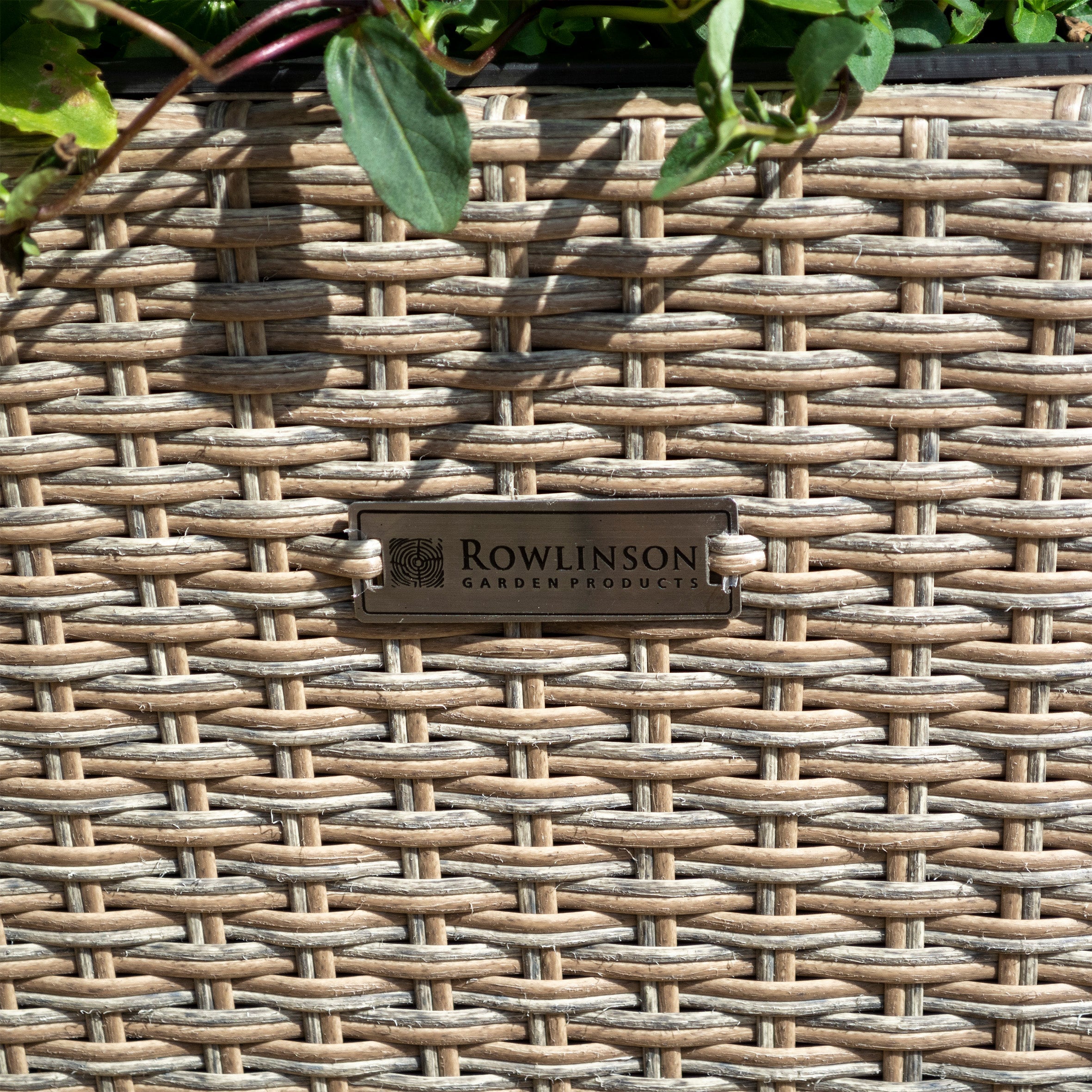 Square Natural Rattan Planter - Pack of 2 - Hortibliss