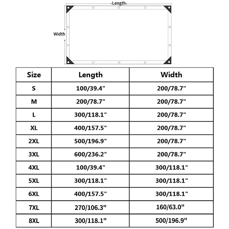 Outdoor Patio Sun Shade Sail Rectangle Garden Sunshade Net Garden Balcony Net Summer Anti-UV Sun Shelter Awning Car Canopy - Hortibliss