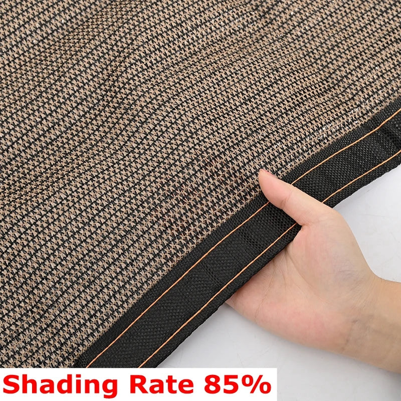 Outdoor Patio Sun Shade Sail Rectangle Garden Sunshade Net Garden Balcony Net Summer Anti-UV Sun Shelter Awning Car Canopy - Hortibliss