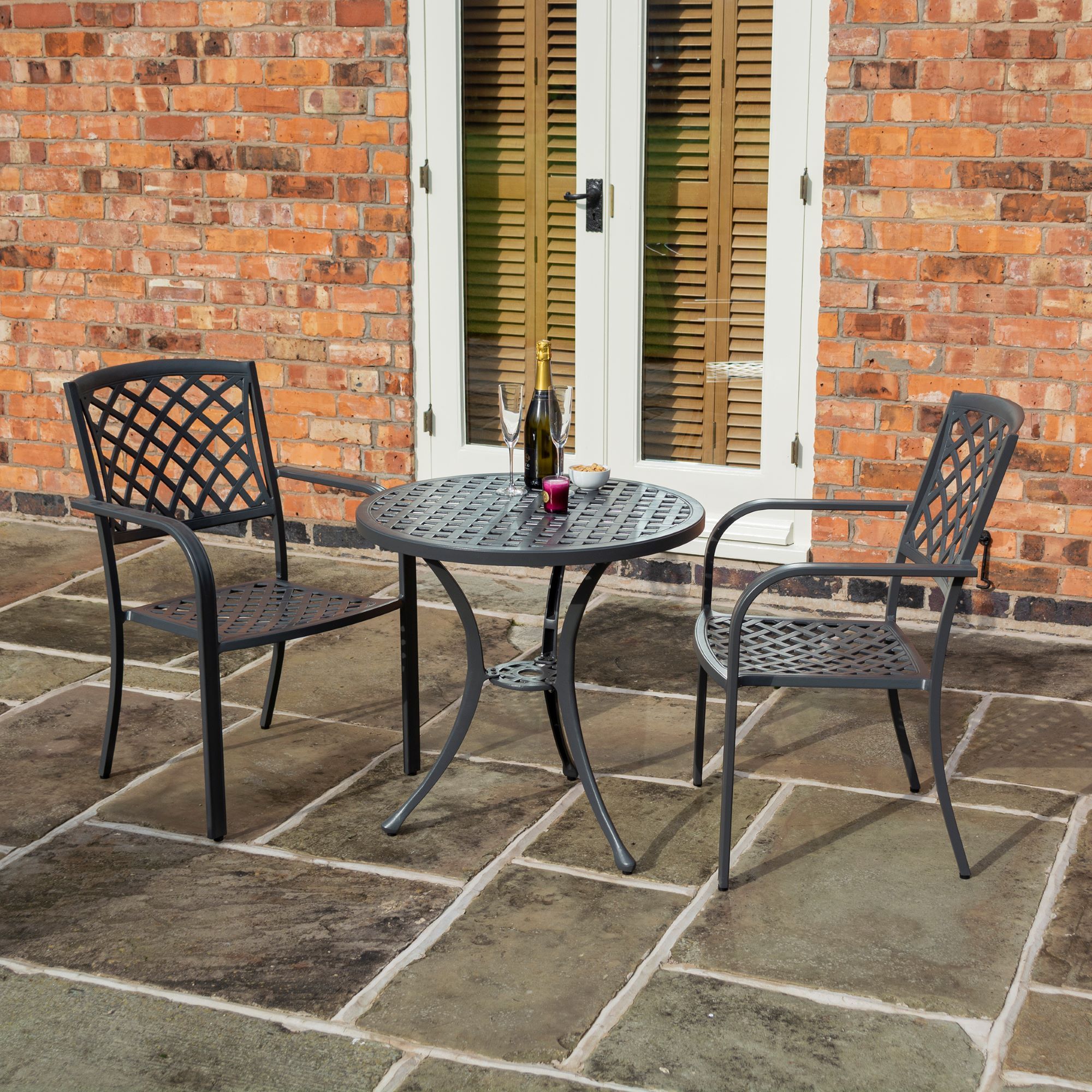 Heritage Lattice Bistro Set - Hortibliss