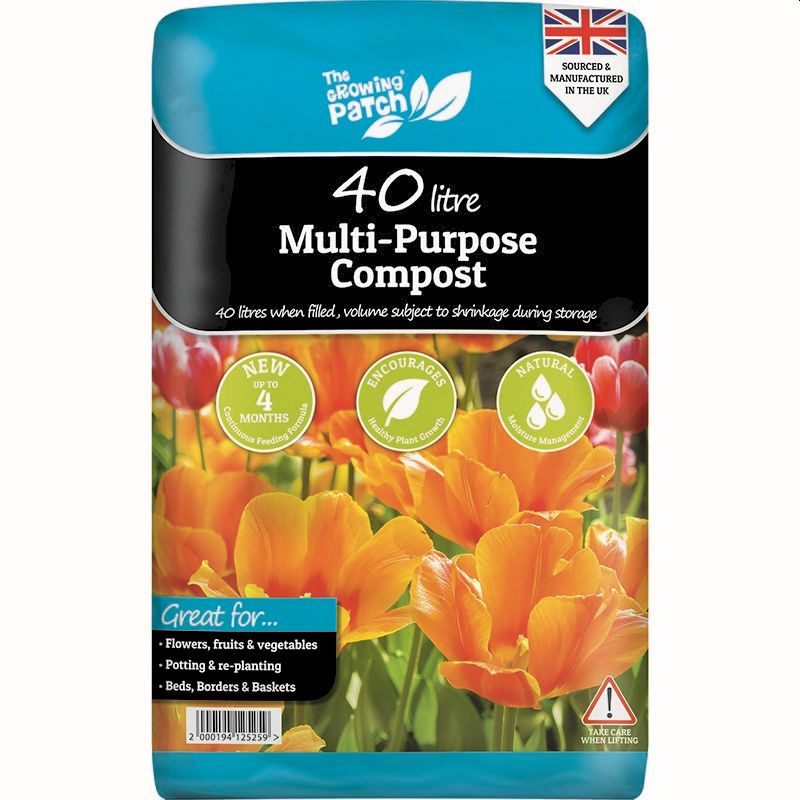 Growing Patch Multi Purpose Compost 40 Litre - Hortibliss