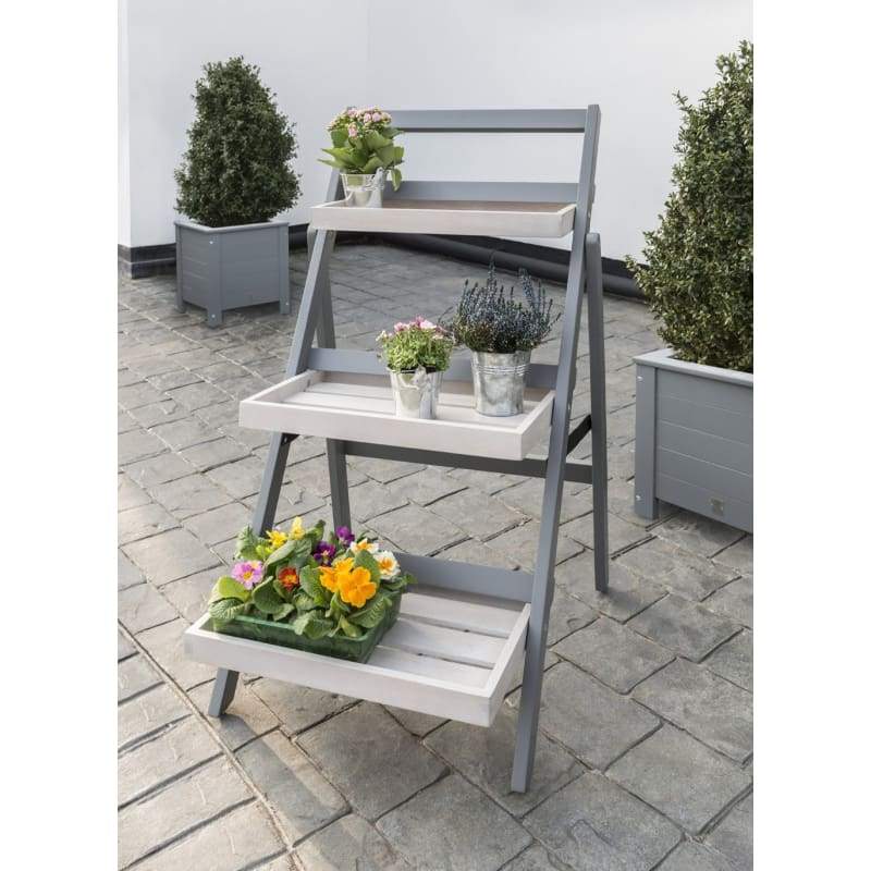 Florenity Grigio Folding Pot Shelf - Hortibliss