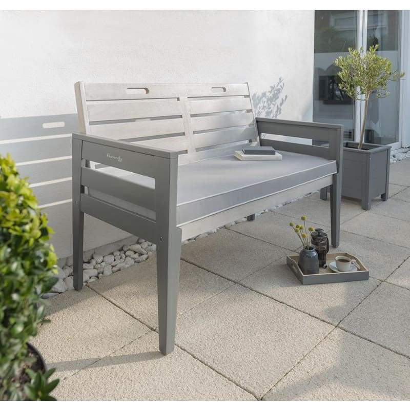 Florenity Grigio 2 Seat Bench - Hortibliss