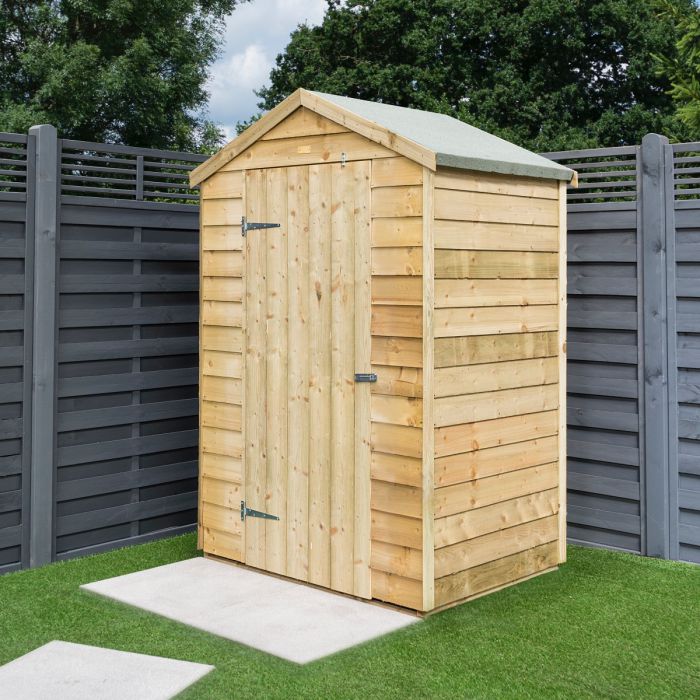 Garden Shop 4 x 3 Overlap Shed - Hortibliss