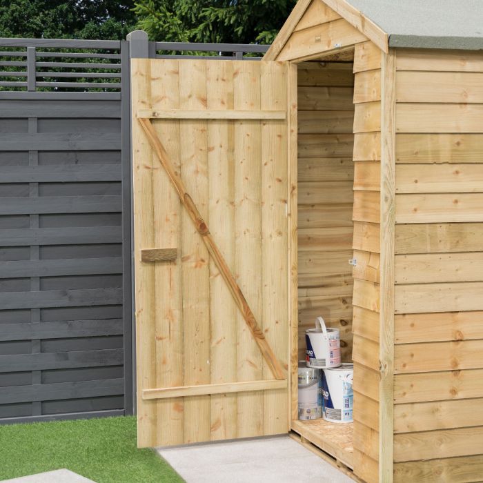 Garden Shop 4 x 3 Overlap Shed - Hortibliss