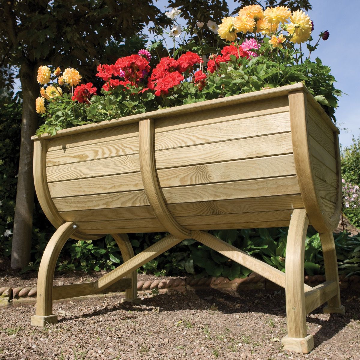 Rowlinson Marberry Barrel Planter - Hortibliss