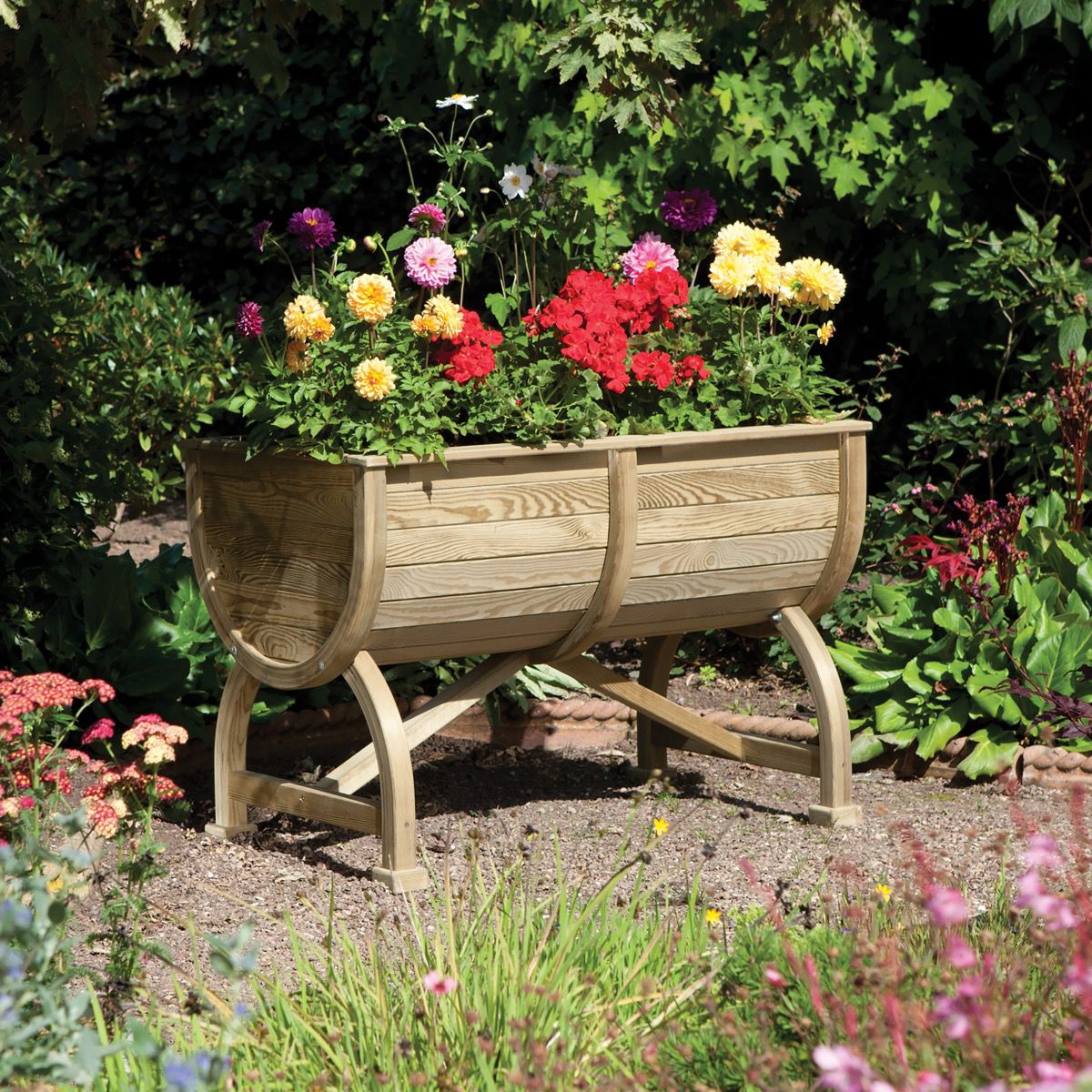 Rowlinson Marberry Barrel Planter - Hortibliss