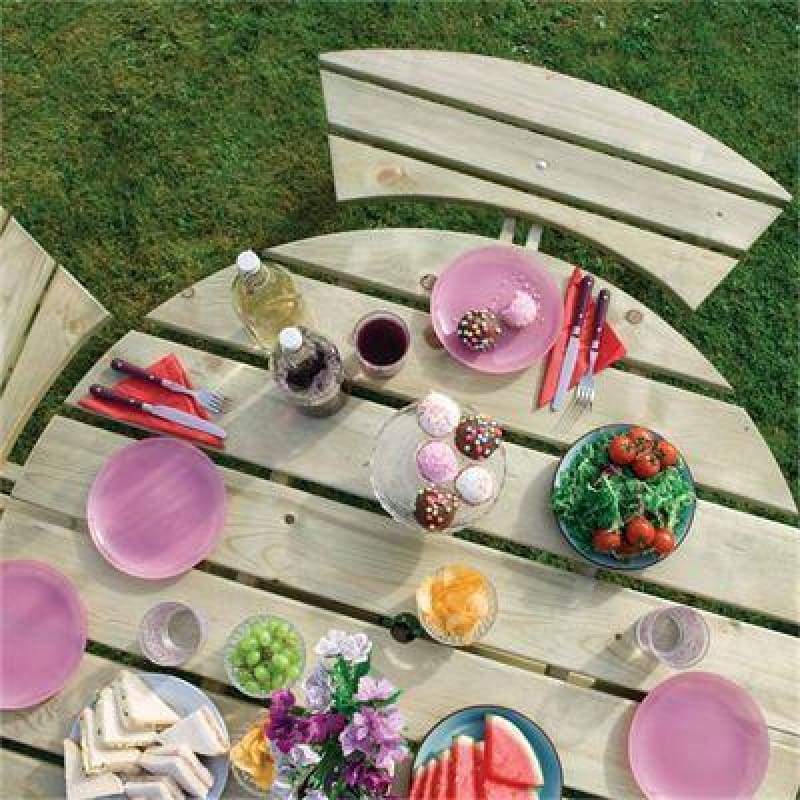 Rowlinson Round Picnic Table - Hortibliss