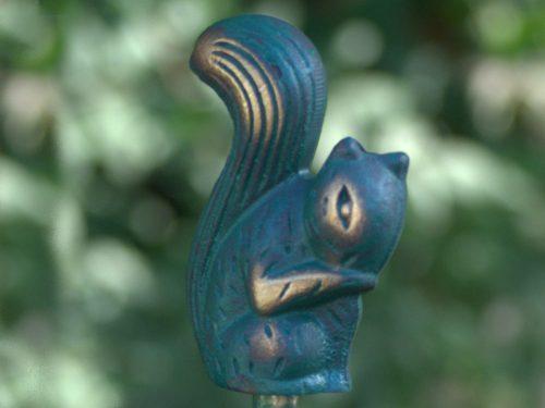 Squirrel Ornamental Verdigris Garden Tap - Hortibliss