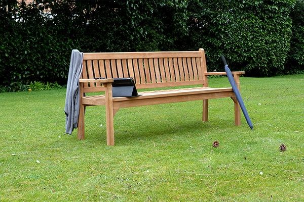 Westminster Solid Teak 1.8 metre Bench - 4 seater - Hortibliss