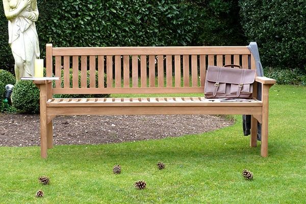 Westminster Solid Teak 1.8 metre Bench - 4 seater - Hortibliss